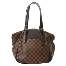 Used Louis Vuitton N41119 VI1151 Ladies Tote Bag Damier Brown Damier Canvas from