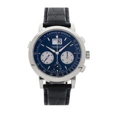A. Lange & Söhne Datograph Up/Down Gold Manual 41mm Blue Dial Watch 405.028