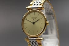 【N MINT】 Longines La Grande Classic L4.135.2 24mm Gold Dial Quartz Women's Watch