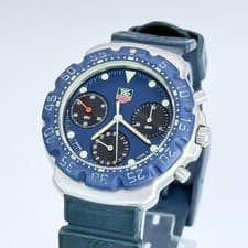 TAG Heuer Formula 1 470.513 Chronograph Quartz Navy Dial Men's Watch F1 【B Rank】