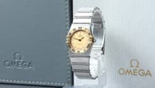 Vintage 1993 N MINT / Box Paper Omega Constellation Cal.1455 795.1080.1 Women's