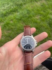 Hamilton Khaki Field Men's Black Watch with Brown Leather Band - H64455533