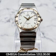 OMEGA CONSTELLATION 1312.30.00 MEN'S WRISTWATCH STEEL GOLD SWISS QUARTZ