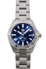 TAG HEUER Aquaracer Caliber 5 Amami Oshima Automatic WBD2117 Blue Dial SS Used W