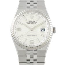 Rolex Land-Dweller 40 White Dial Steel Flat Jubilee Watch 127334