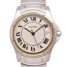 CARTIER Santo Cougar LM W20036R3 SS/K18YG Automatic Men's Watch C#146036