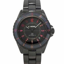 CHANEL J12 38mm BLUSH H10312 Ceramic Automatic Black Dial 90318368