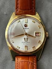 RADO Golden Horse De Luxe Automatic Watch Rare 57 Jewels Limited Vintage 3