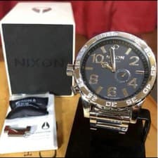 Nixon Watch 51 30 Tide Stainless Steel Silver High Polish Analog Quartz