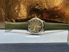 Ming Unworn GMT Kyoto Stainless Steel Gray Dial Green 38mm 22.01 Box & Papers