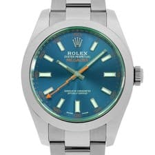 ROLEX Milgauss Z Blue 116400GV blue Random Number second hand mens