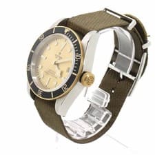 TUDOR WATCH HERITAGE BLACK BAY 41 COMBINATION 79733N YELLOW GOLD AUTOMATIC MEN'S