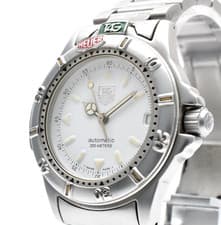 TAG HEUER 4000 Series Sports  699.713K Vintage  Automatic Men's Watch White Dial