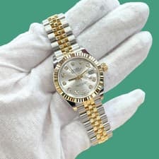 2024 Rolex Lady-Datejust 279173 Gold and Silver Jubilee Bracelet 28mm Box Papers