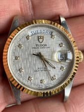 Tudor 76213 Stainless Steel 2834-2 Automatic Movement Watch Aftermarket Bezel