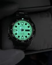 Citizen Automatic Diver's NY0040-50W 42 mm Steel Men’s Wristwatch Full Lume Dial