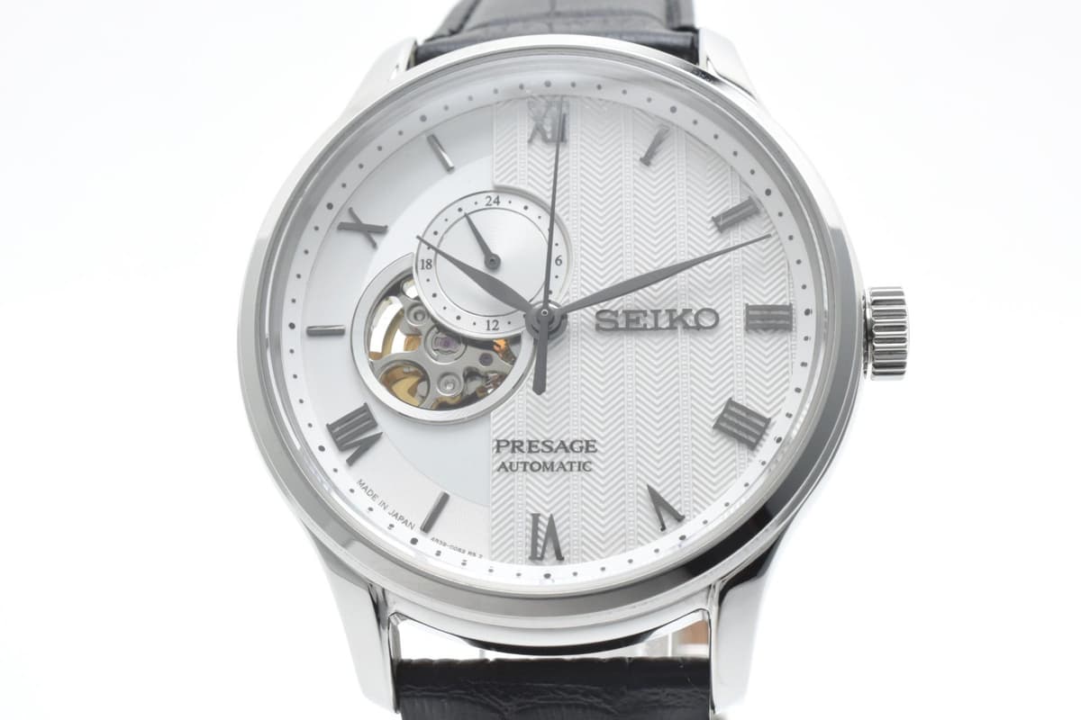 [MINT] SEIKO Presage 4R39-00W0 White Dial Automatic Men's Watch From JAPAN