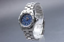 TAG HEUER 2000 WK1313-0 Professional Navy Dial 28mm Qz Ladies Watch Near MINT