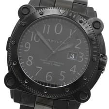 HAMILTON H785850 Khaki Below Zero Date Men's Watch From Japan G0418