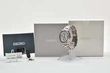 Full Set [ MINT ] SEIKO ASTRON 8B63-0BH0 White Dial Qz Solar Mens Watch JAPAN