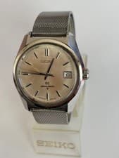 GRAND SEIKO 6145-8000 HI BEAT 36000 VINTAGE 1968 OVERHAULED SILVER MESH BAND GS