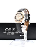 ORIS 7400C Big Crown Pointer Date Automatic Unisex Watch 32mm Purple Vintage