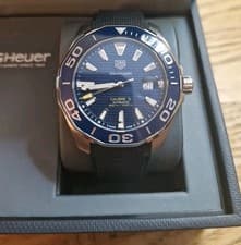 Tag Heuer Aquaracer Way201B.Ft6150 Calibre 5 Blue Dial