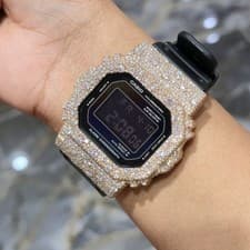 Casio G-Shock S5600  Iced Out VVS
