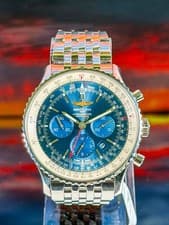 Breitling Navitimer B01 46mm Steel Bracelet Blue Dial AB012721/C889