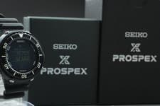 [Exc+5] SEIKO X Prospex S802-00B0 Black Men's Digital Automatic Watch From JAPAN
