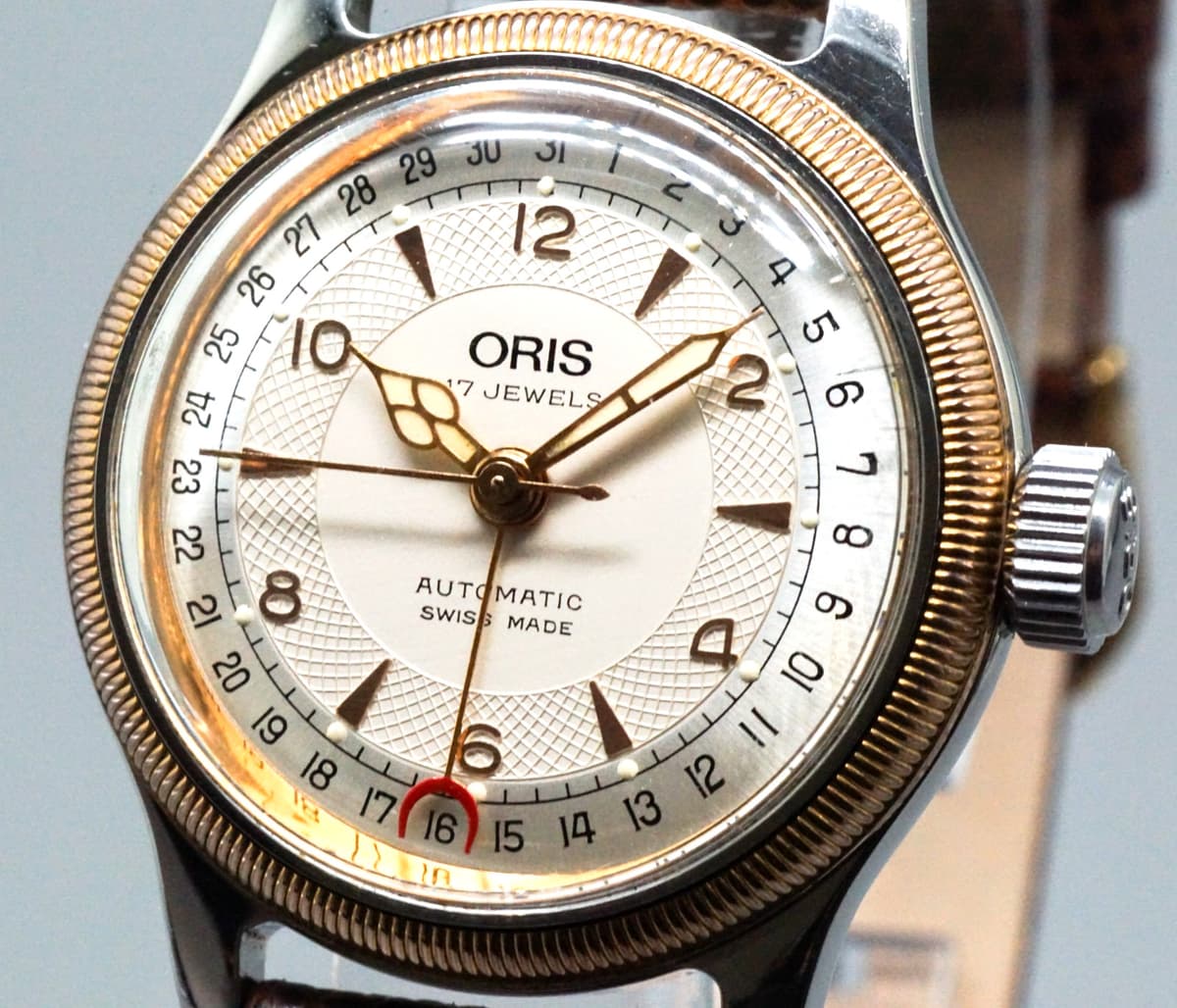 ORIS Big Crown Pointer Date 7400 Automatic Men's Watch 32mm Cream Dial From JPN