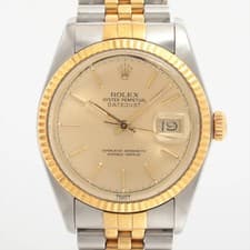 Rolex DATEJUST 36 16013 SS×YG SS×YG AT Champagne-Face