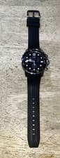 Tissot Seastar Chronograph Men's Quartz Wristwatch Swiss Stainless Black