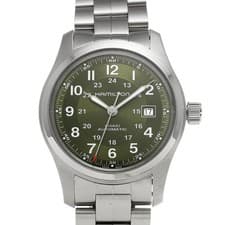 HAMILTON Khaki Field Auto 42 H70605160 Green Dial Stainless Steel 42mm #W2900