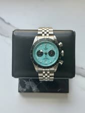 2025 Tudor Black Bay Chrono Turquoise "Flamingo Blue" 41mm - FULL SET - 79360N
