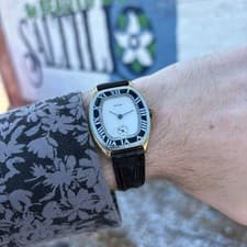 1931 Elgin Legionnaire 14K Gold Filled Art Deco Manual Wind Watch 31mm | Running