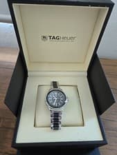 TAG Heuer Formula 1 37 mm Quartz WAH1212 Silver Black w SS & Ceramic Bracelet