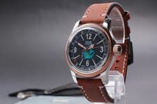 [Near MINT] ORIS Wings Around the World II 0244/2000 Gold Men's Automatic Watch