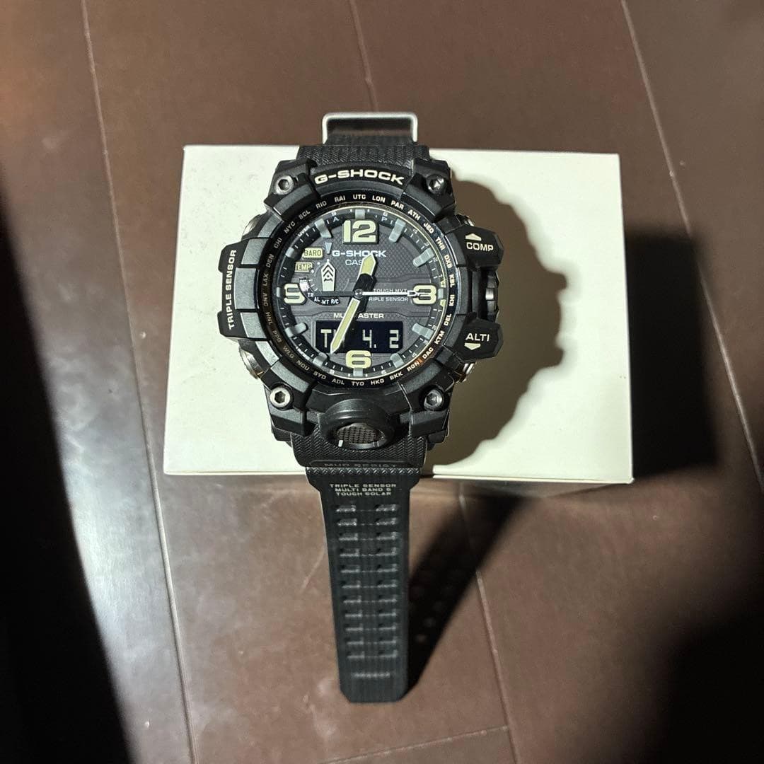 G-SHOCK Mudmaster Black Shock Resistant Multi-Function Watch Used