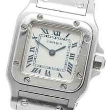 CARTIER Santos GalbeeSM W20017D6 beige Dial Quartz Ladies Watch_955093