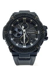 CASIO G-SHOCK Solar Analog Black Sport Watch Excellent JAPAN