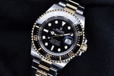2022 Rolex Sea-Dweller 43 Two Tone 18K Yellow Gold & Steel Black Dial 126603 FS