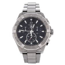 Tag Heuer Aquaracer Chronograph Quartz Watch Stainless Steel 43
