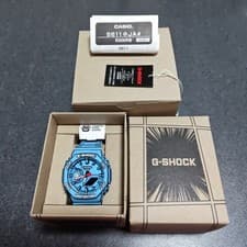 Casio G-SHOCK GA-2100MNG-2AJR Blue Analog Digital Watch Manga Model New