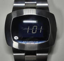 Vintage Hamilton Pulsomatic H525150 48mm Automatic Digital Men's Watch from JP