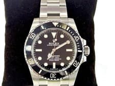 Rolex Stainless Steel Submariner No Date Black Ceramic 40MM 114080