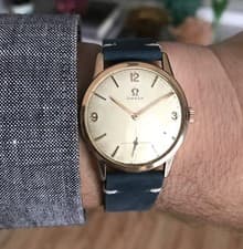VINTAGE 1962 OMEGA TRÈSOR cal. 269,  18K GP 33mm - ref. CK 14713-62 ORIGINAL