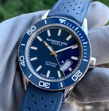 Raymond Weil Freelancer Ref. 2760 Divers Blue Dial 42.5mm Automatic Wristwatch