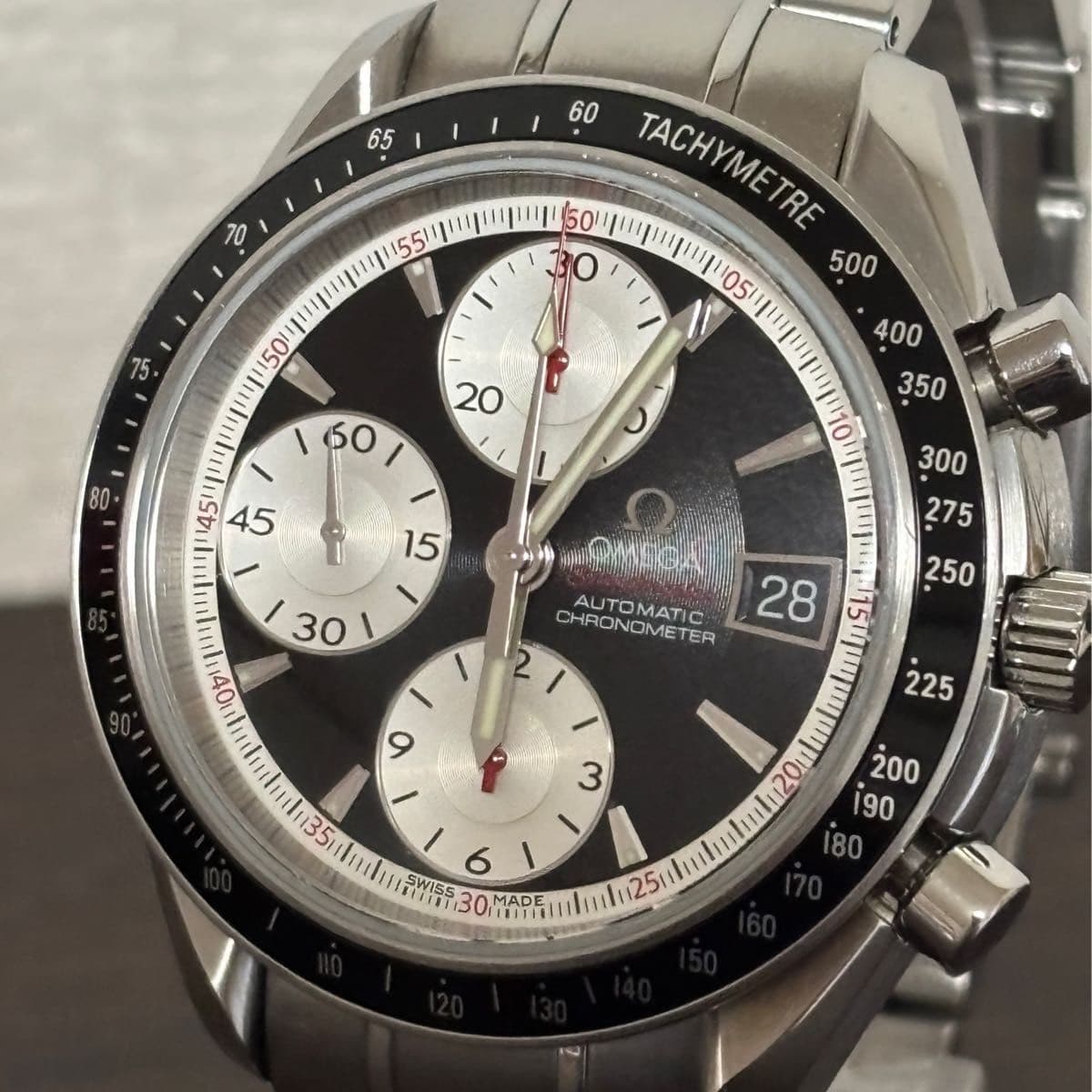 OMEGA Speedmaster 3210.51 Date Chronograph Automatic Men's Watch Black Fashion