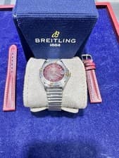Breitling Sirius 18k Ladies Watch 30mm Dial, Ref. B62022 Stainless&Leather